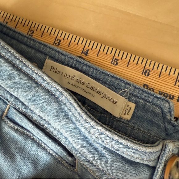 Anthropologie Pilcro Soft High Waist Light Wash BootCut Jeans - {28} - Picture 4 of 9